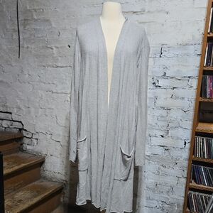 Barefoot Dreams Cozy Gray Cardigan